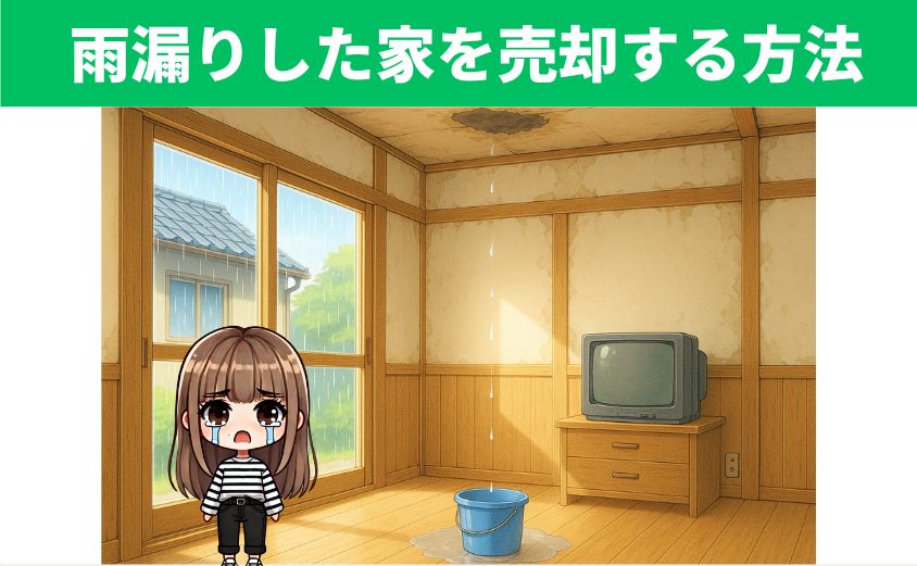 雨漏り　家　売却