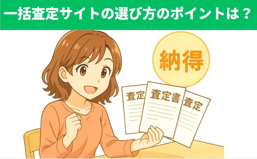 不動産売却　一括査定　選び方